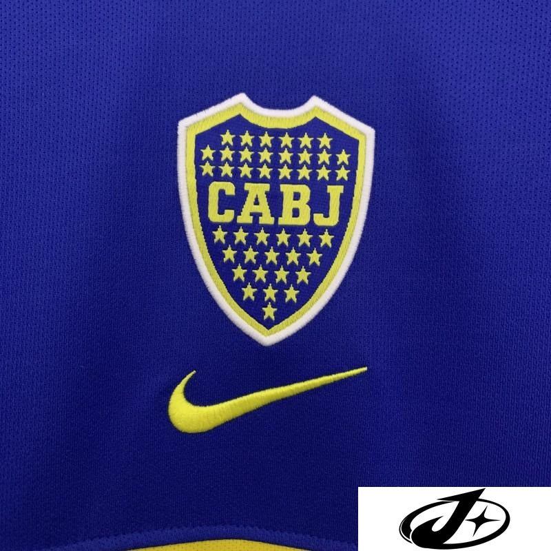 02/03 Retro Boca Juniors Home Jersey - Image 3