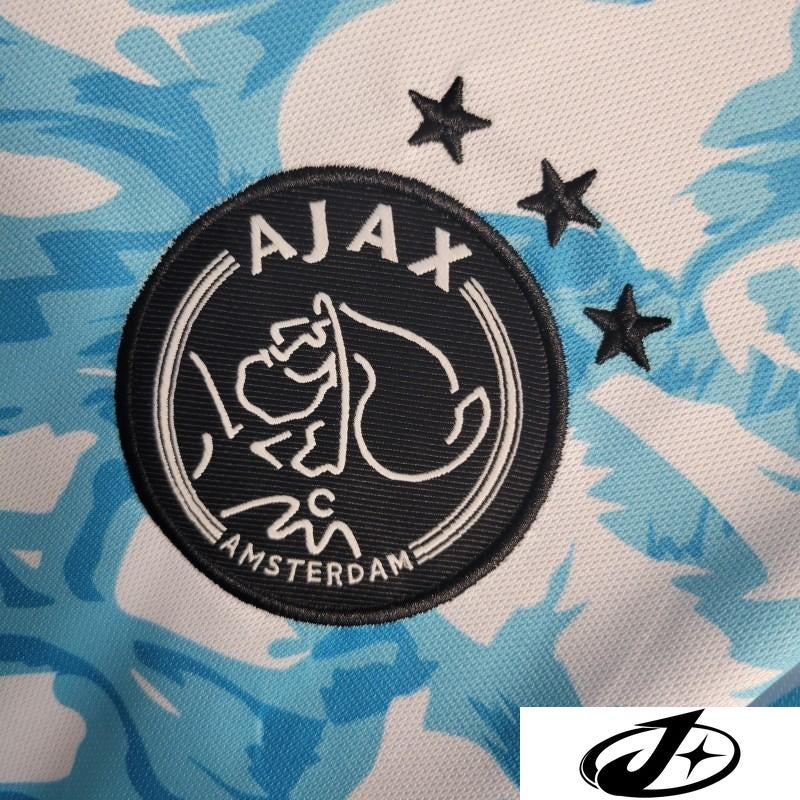 23-24 Ajax Training Blue Jersey - Image 5