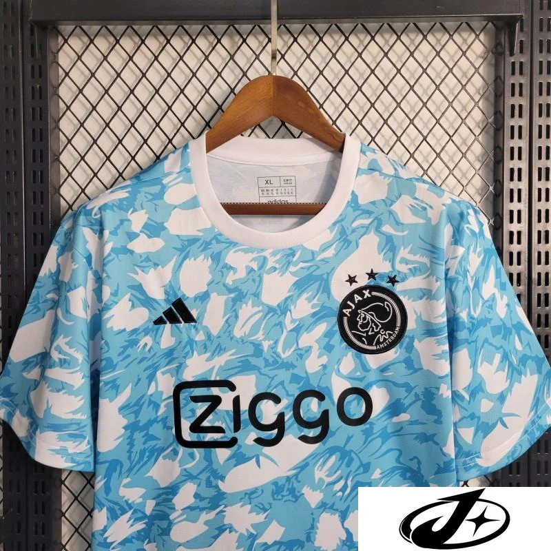 23-24 Ajax Training Blue Jersey - Image 4