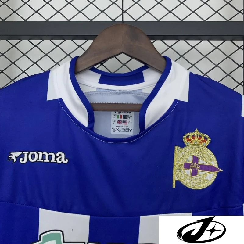 03/04 Retro Deportivo La Coruna Home Jersey - Image 3