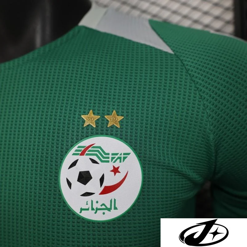 Player Version 2025 Algeria Green with Solid Color Jersey - Image 3