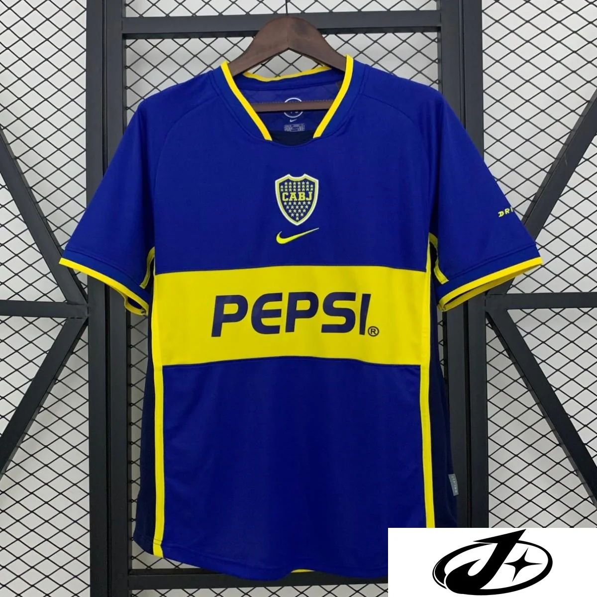 02/03 Retro Boca Juniors Home Jersey - Image 2